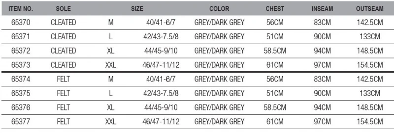 Scierra Yosemite Neo 5mm Chest Bootfoot Felt Grey/Dark Grey 4 Scierra Yosemite Neo 5mm Chest Bootfoot Felt Grey/Dark Grey – Bild 2