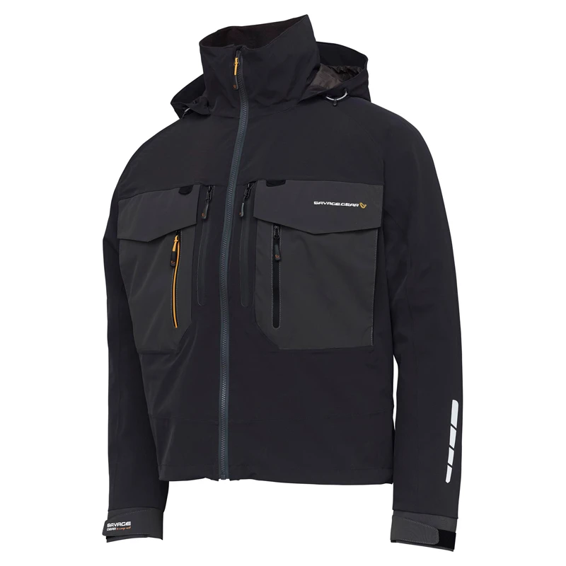 Savage Gear SG6 Wading Jacket, Black/Grey 3 Savage Gear SG6 Wading Jacket, Black/Grey
